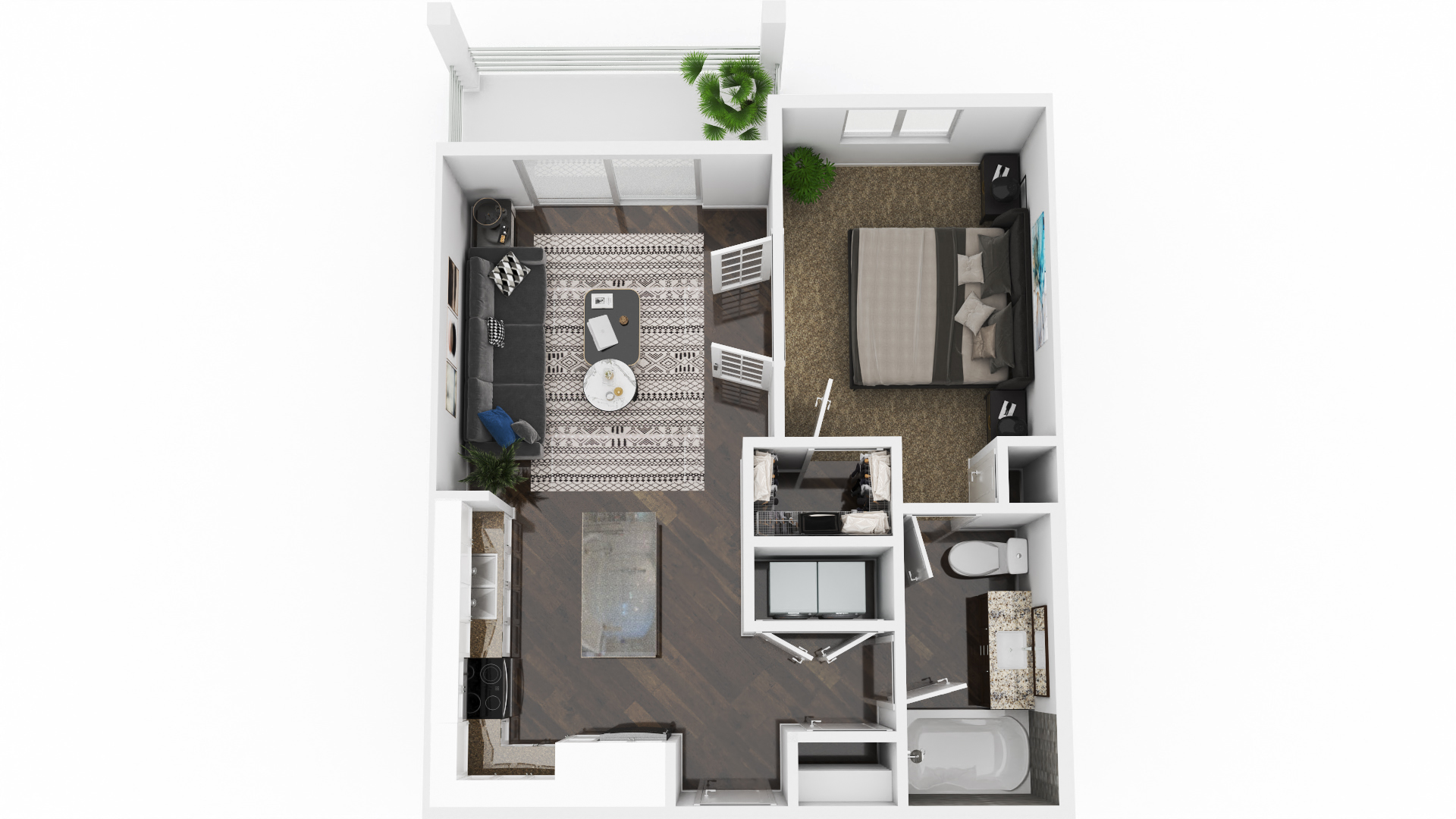 1 Bedroom - Apartment A